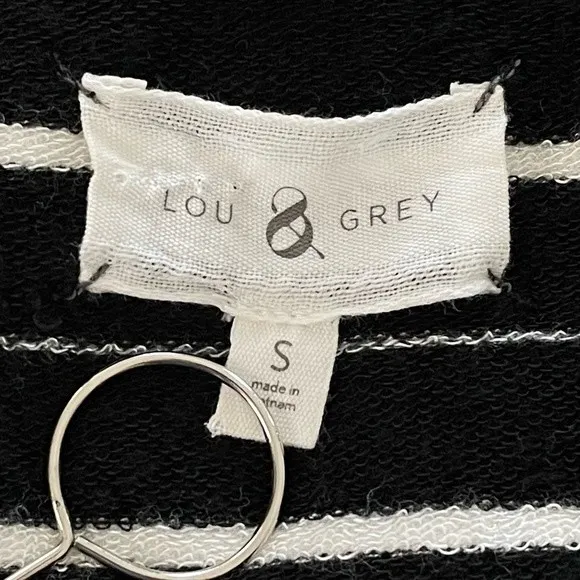 Lou & Grey || Signature Soft Dress || Size‎ Small || Sleeveless || Black & White - Image 4