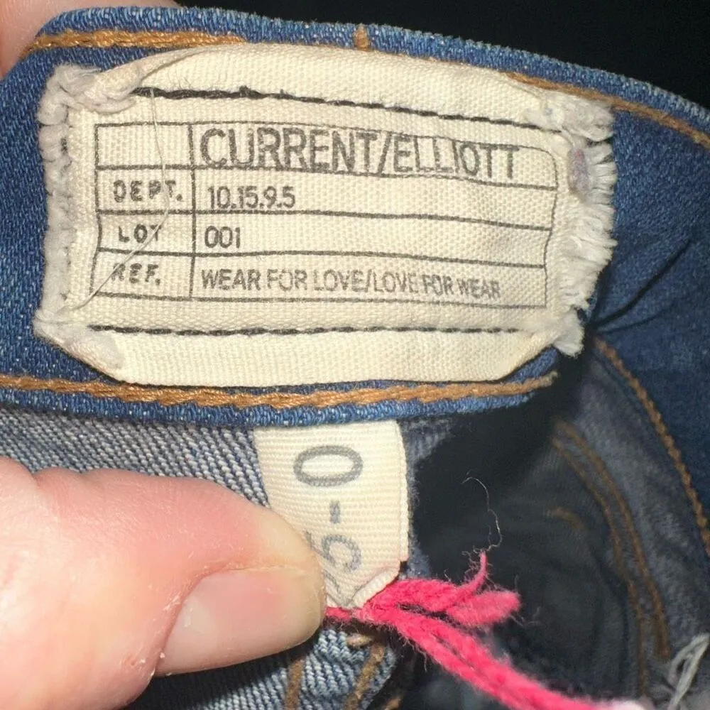 Current Elliot 25 The Stiletto designer luxe distressed jeans - Image 3