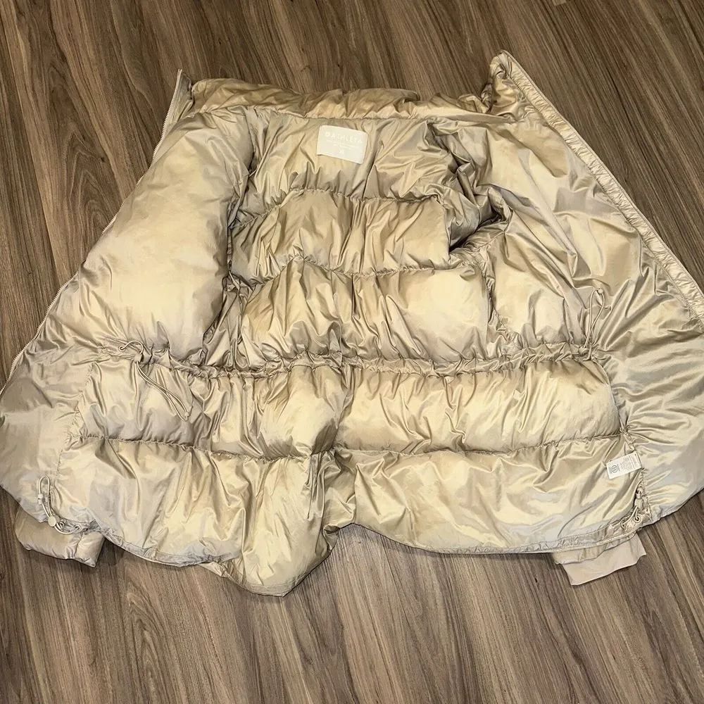 Athleta Lofty Down‎ Jacket Quilted Puffer Coat Color "Qual "Women Size XL - Image 4