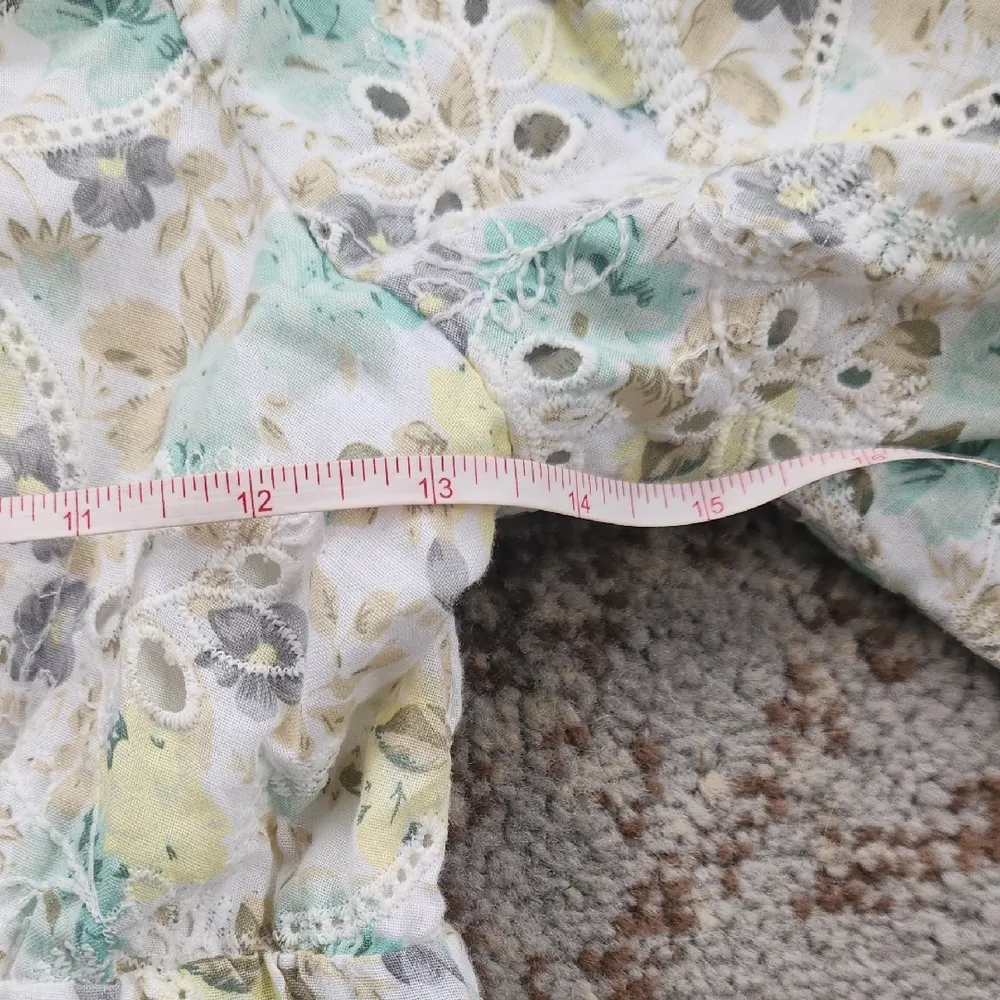 MINKPINK Irwin Mini Dress Floral White XS - Image 6