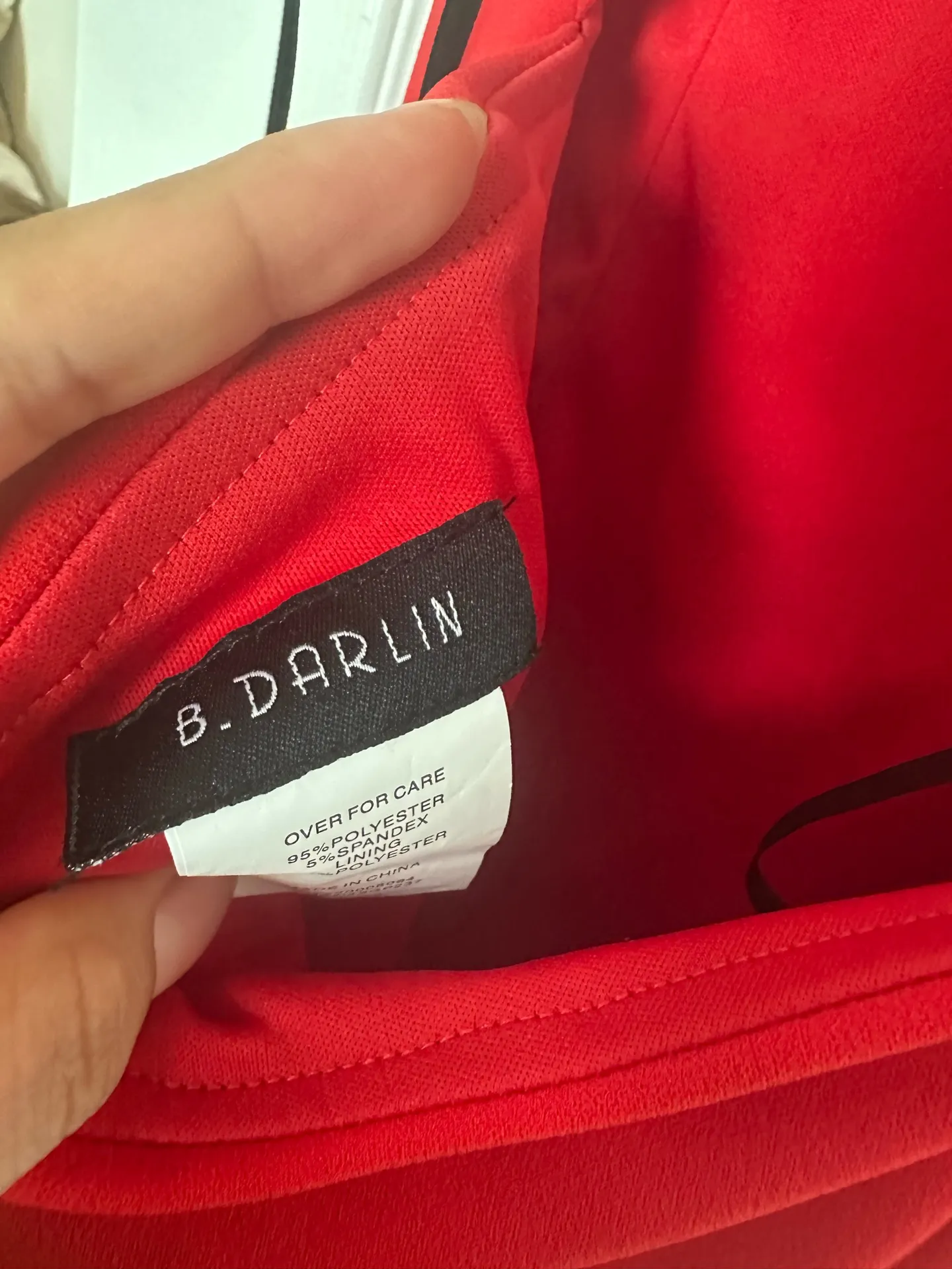 B Darlin Dress Red Mini - Image 2