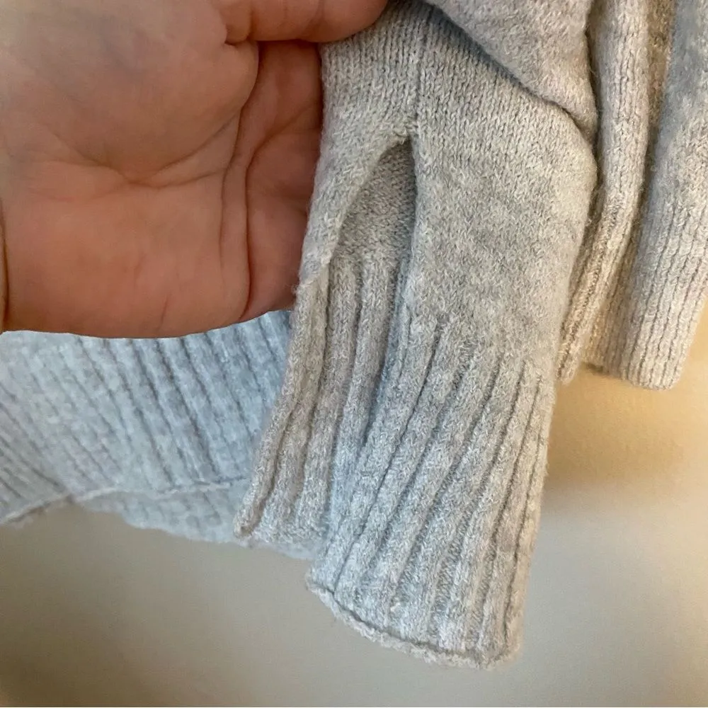 Bp Turtleneck Sweater Gray Knit Casual Neutral Cozy Comfy - Image 3