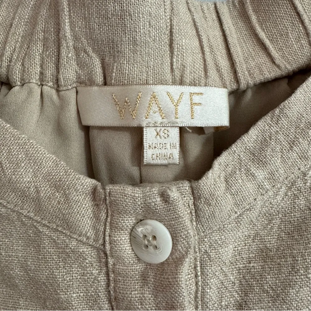 WAYF Beige Button Down Midi Dress Size XS - Image 5