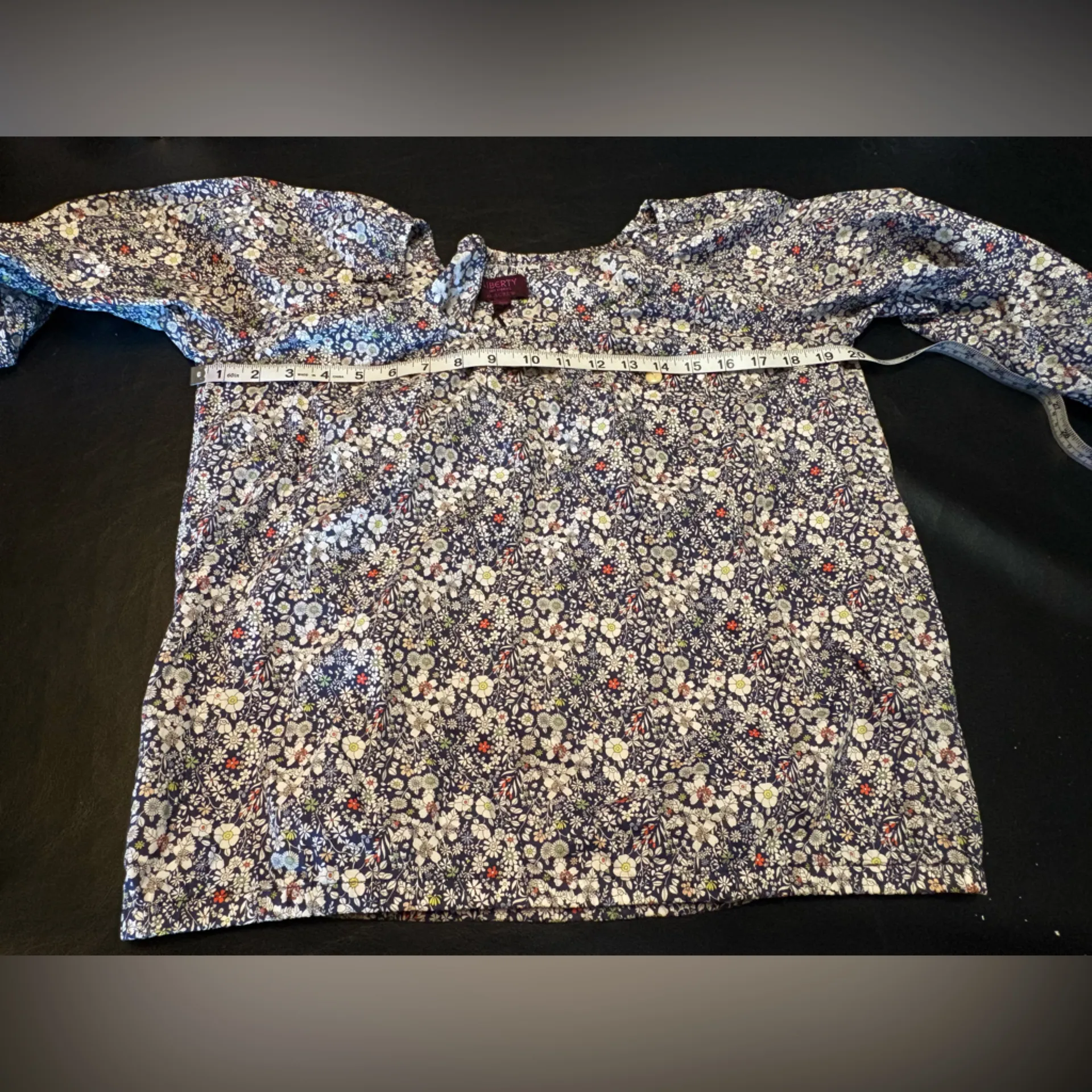 J.Crew Liberty Peasant Top in June's Meadow XS NWOT - Image 8