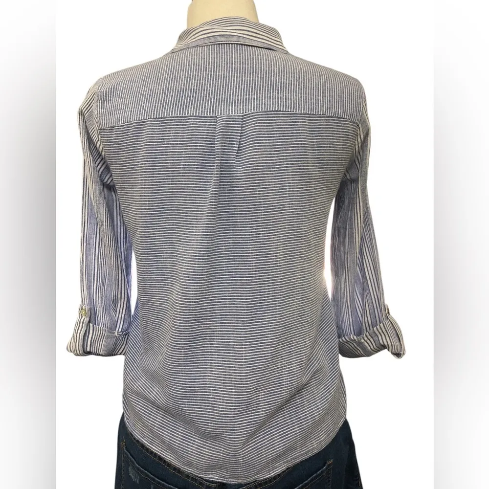 Lovestitch A lightweight long-sleeve top with a tie waist detail - Image 5