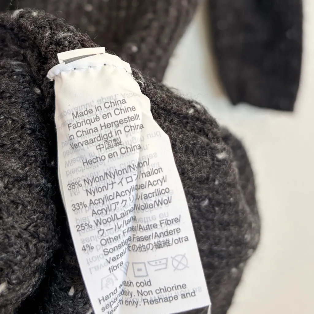 Madewell Northfield Donegal Mock Neck Sweater Dress Small - Image 12