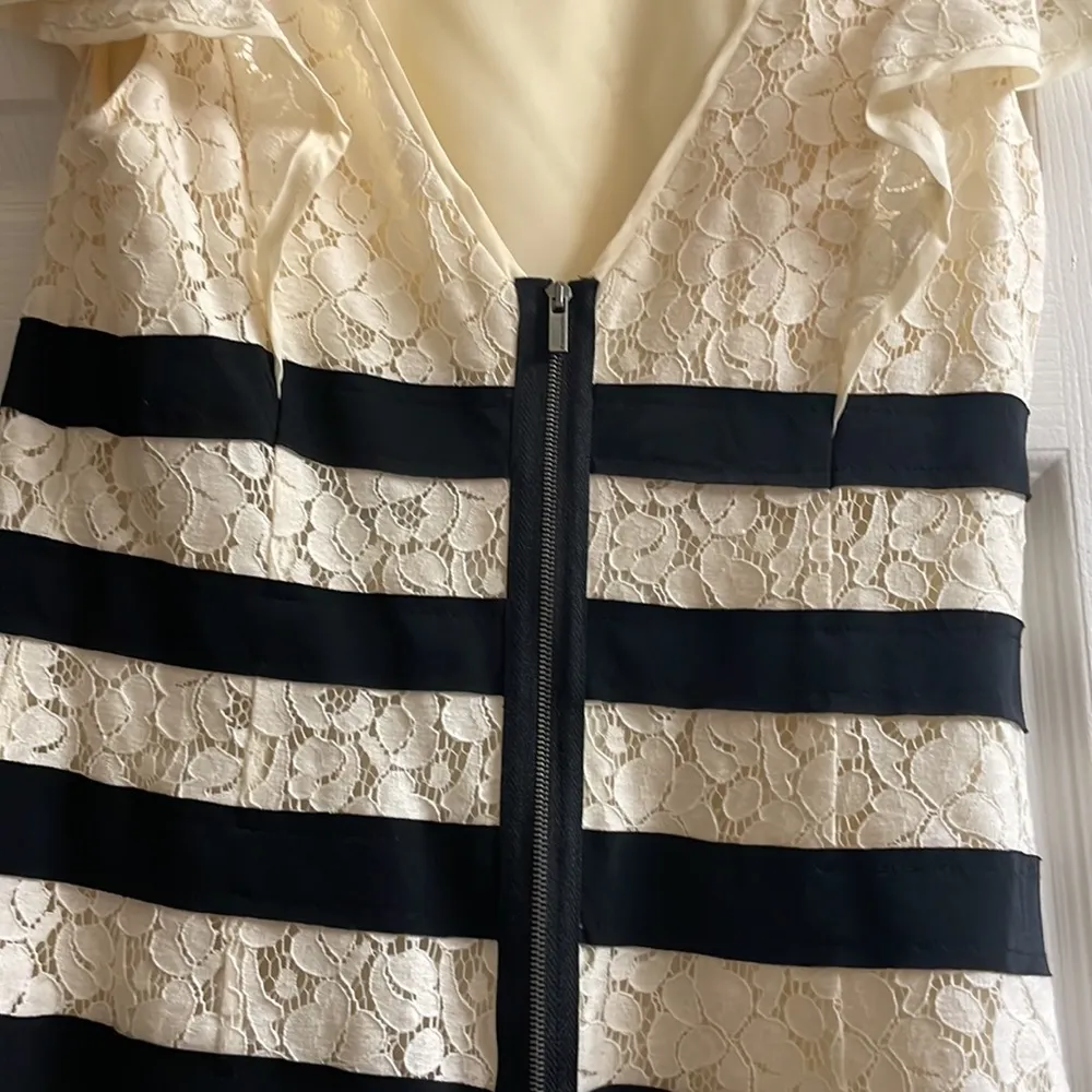 BCBG MAXAZRIA Renato Lace Mini Dress - Image 5