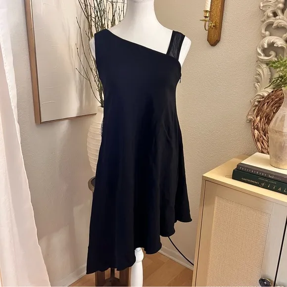 Just Cavalli  Black Sheath Asymmetric Dress Size‎ 38 - Image 4