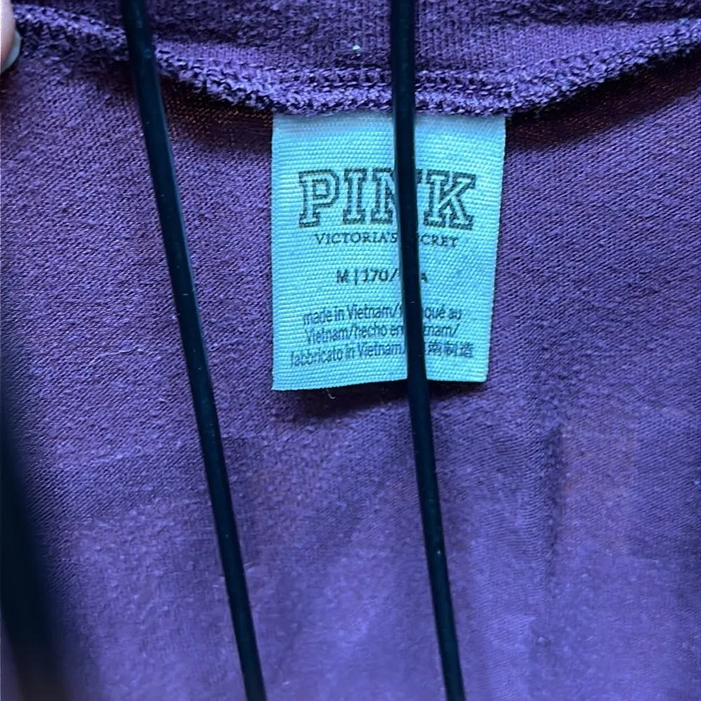 Victoria's Secret PINK Logo Long Sleeve V-Neck Campus Tee​ - Image 3