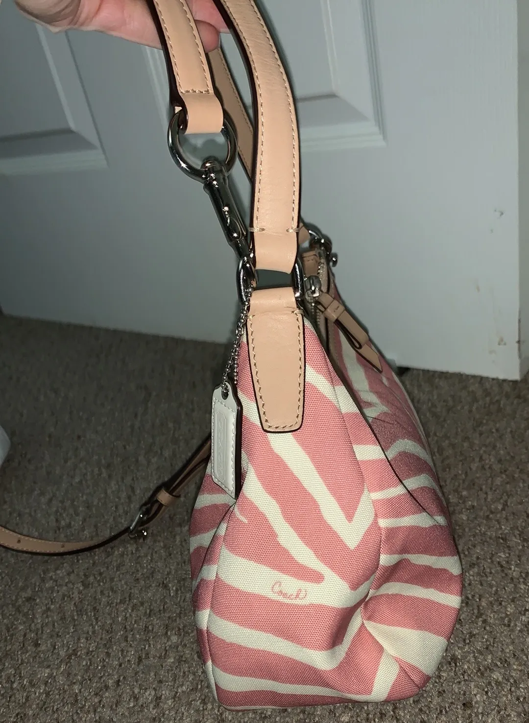 Coach Zebra Print Purse - Image 3