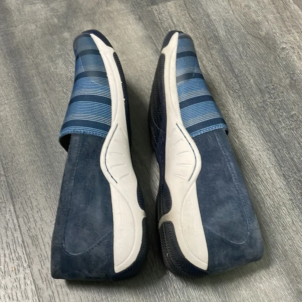 Dansko Harriet Blue Stretch Suede Leather Slip-on 38 - Image 6