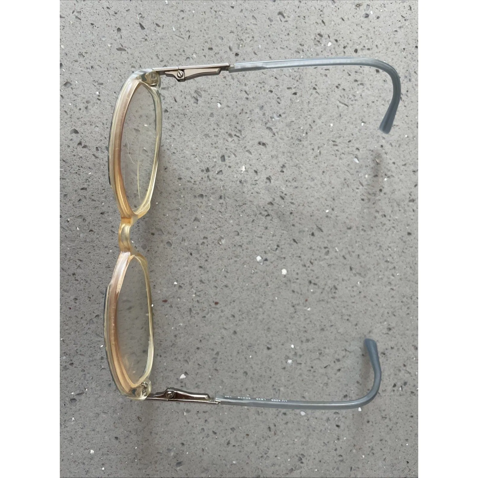 Luxottica LU4266 L835 Eyeglasses Oval Clear Full Rim FRAMES ONLY 50 - Image 2