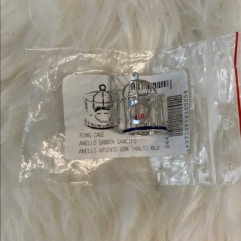 New Ferragamo cage sterling silver ring - Image 4