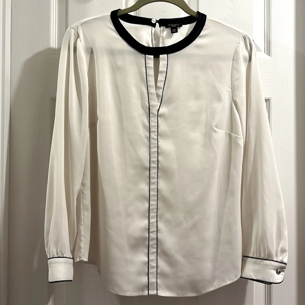 Ann Taylor Ivory Blouse - Image 2