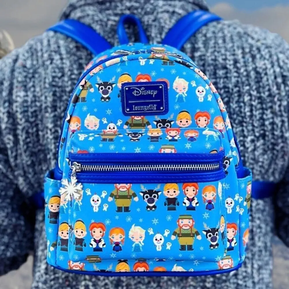 NWT RARE Disney Loungefly Frozen Characters Mini Bag Backpack - Image 13