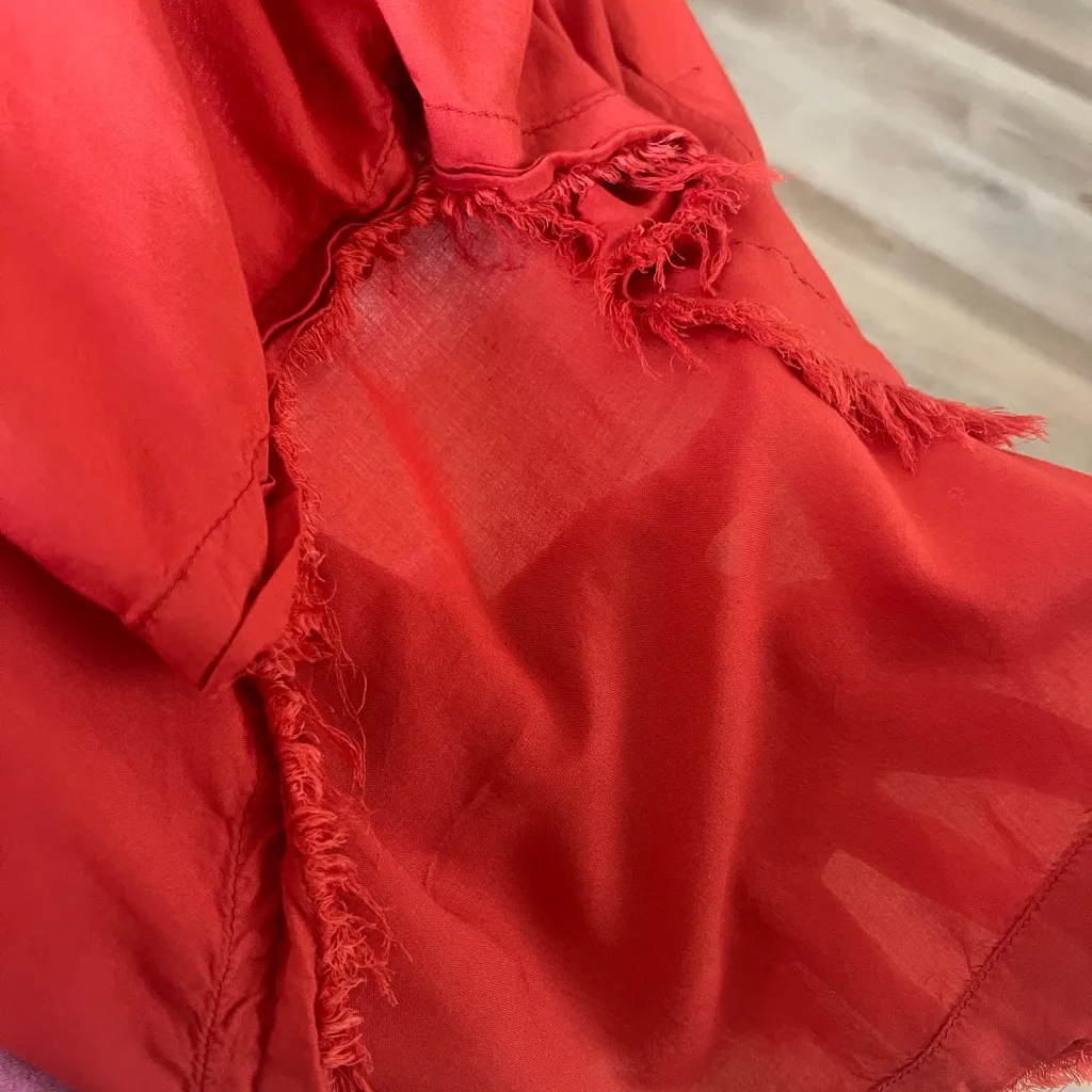 Elan oversized fringed hem dress/top - Image 4