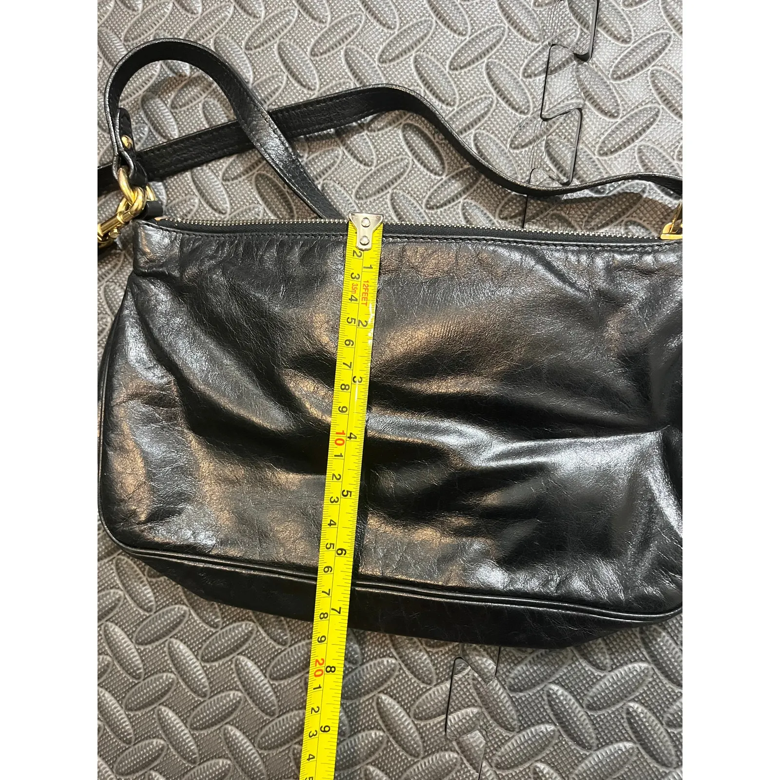 Vintage Marc‎ Jacobs Womens Black Leather Clutch Purse Bag Italy Straps Designer - Image 10