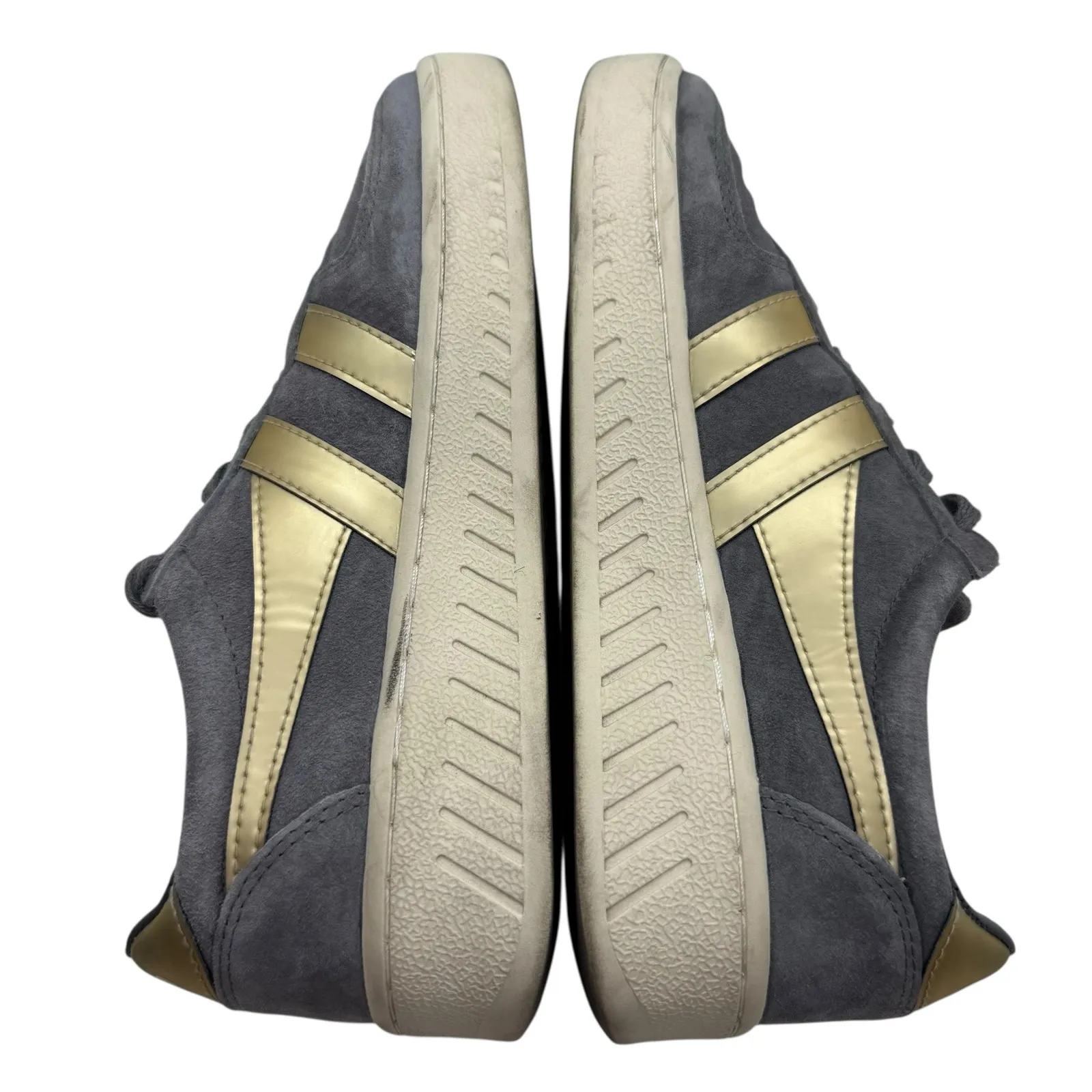 Gola Grandslam Pearl Suede Sneakers Gray Size 6 - Image 3