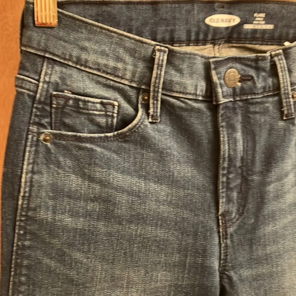 Old Navy flare ankle high rise jeans - Image 4