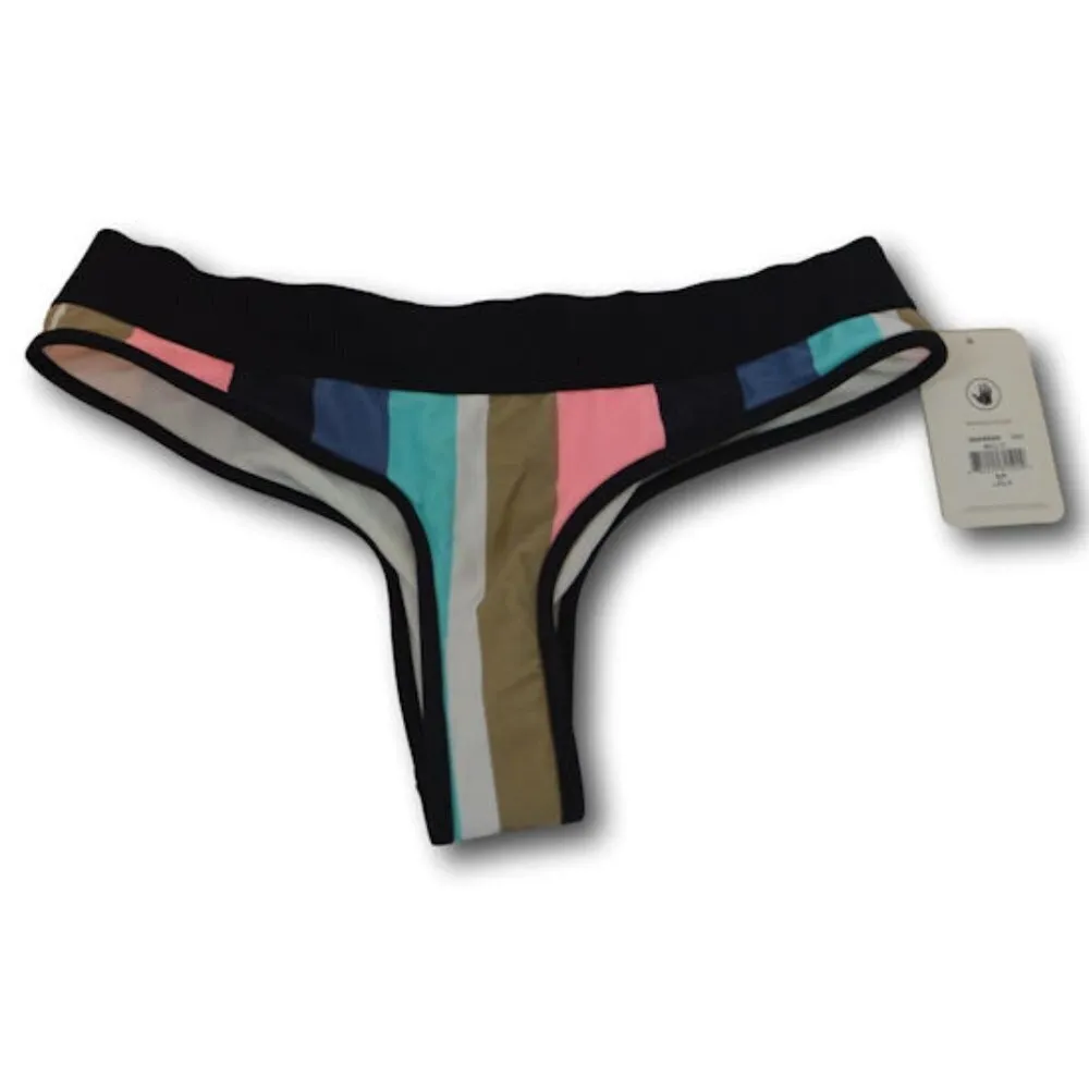 Body glove Lola Striped Bikini Bottom Size: S NWT - Image 3
