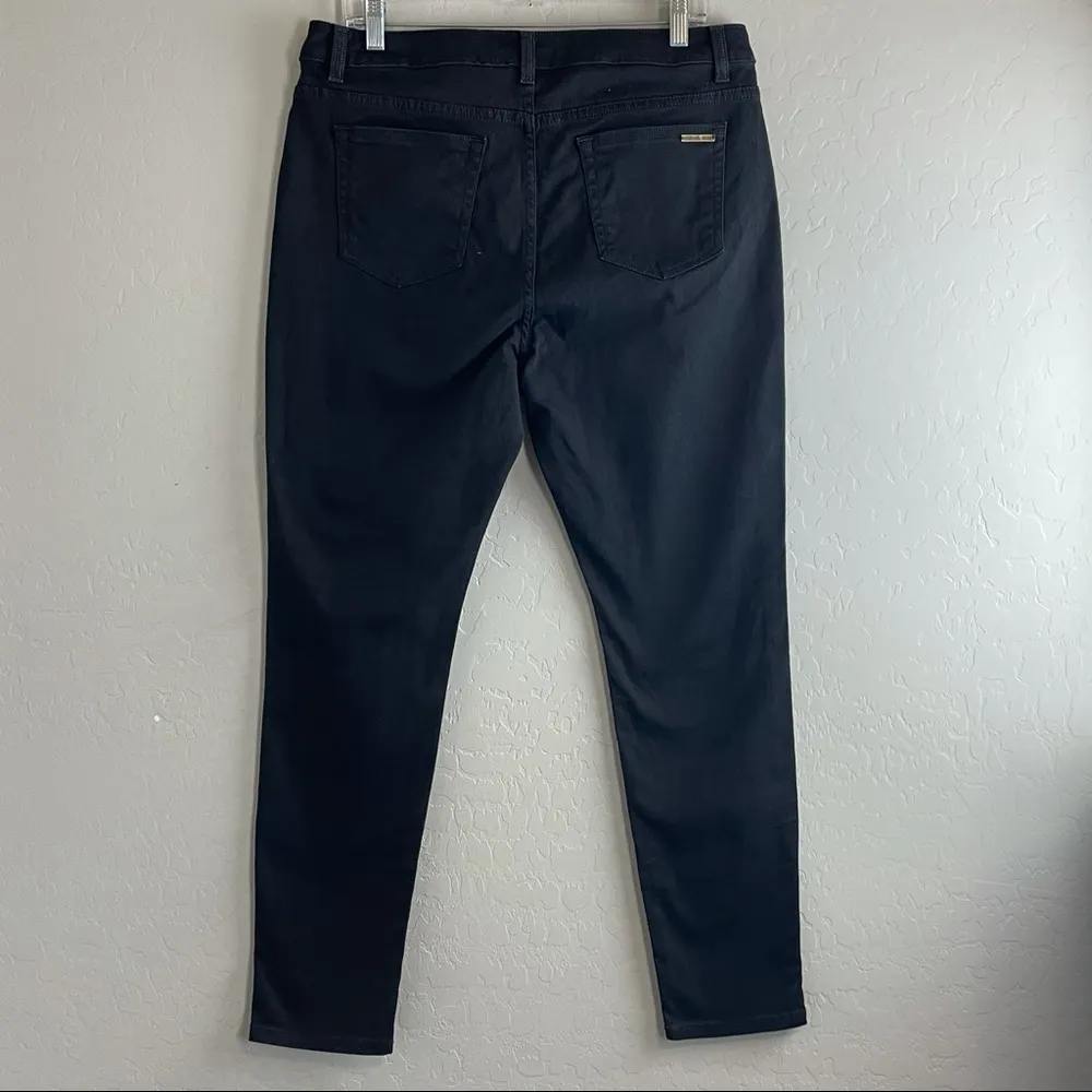 Michael Kors sz 10 Zip-pocket Skinny Jeans, Black - Image 5