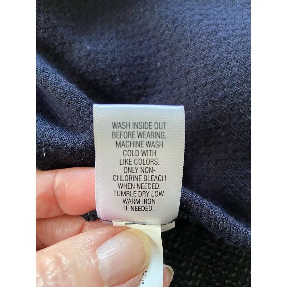 Croft & Barrow Tweed Knit Blazer Textured Blue Specks of Purplish Gray Size S - Image 5