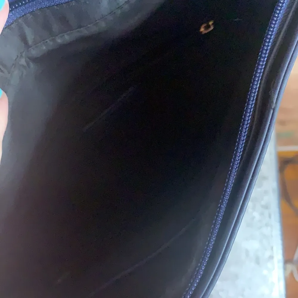 NWOT Summer & Rose Navy Blue Vegan Backpack Large Purse - Image 5