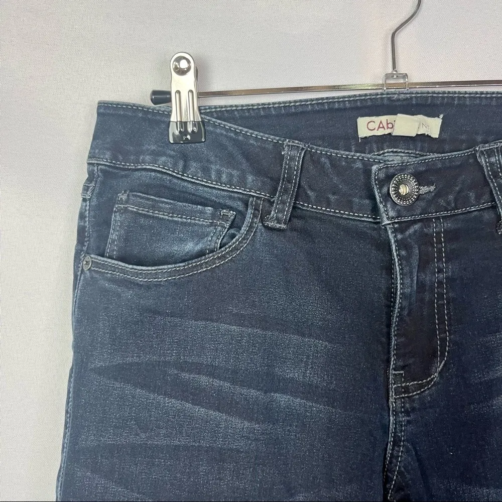 Cabi Lou Lou Dark Wash Straight Bootcut Jeans 6 #515 - Image 3