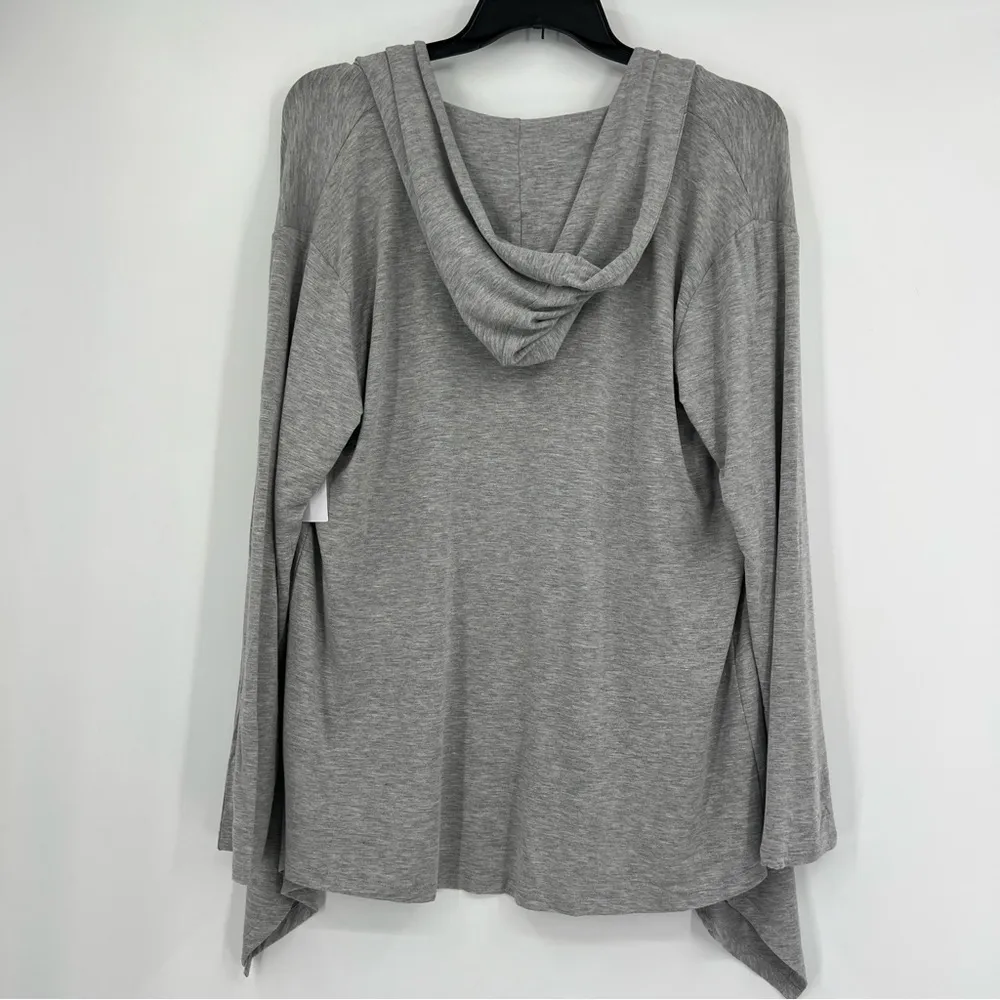 Calvin Klein Pure Lounge Open Hoodie in Grey Heather NWT Size Medium - Image 3