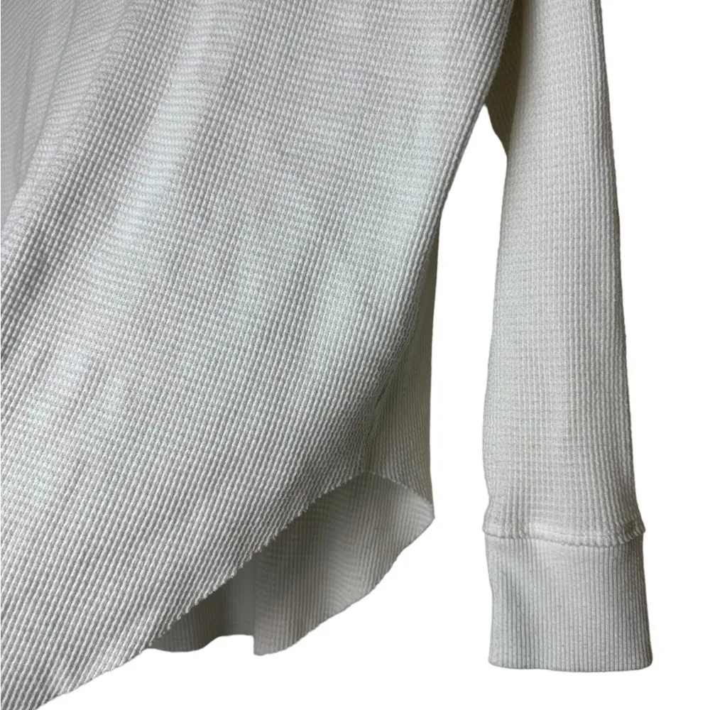 Aritzia TNA Andrews T-Shirt Thermal Raglan Sleeve Long Sleeve Top Size XS - Image 3