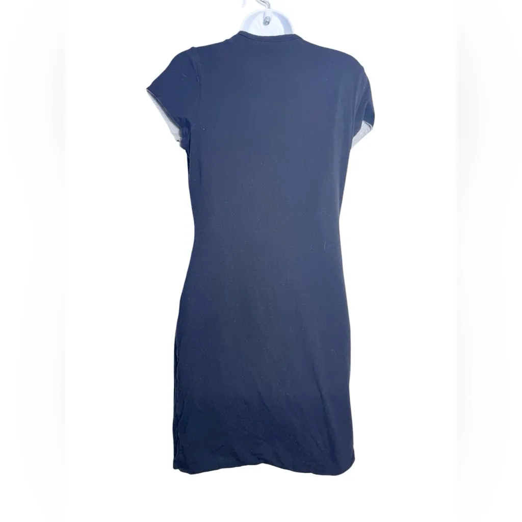 Athleta Black Short Sleeve Performance Athletic Dress Size M‎ - Image 5