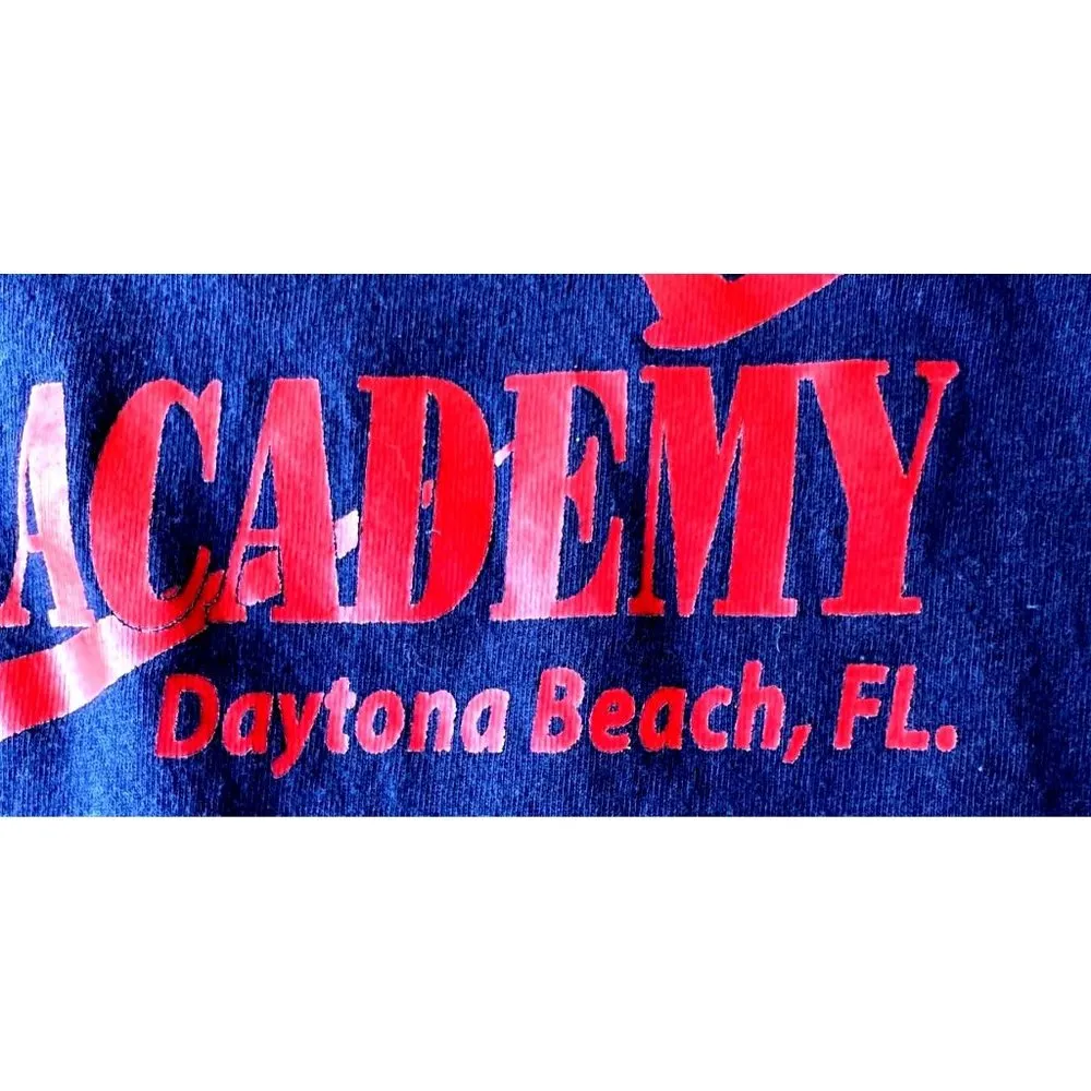 VTG Airline Academy T Shirt Sz M Dayton Beach Florida Flight Attendant P… - Image 11