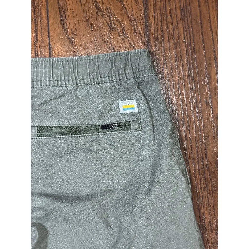Vuori Womens Size Medium Cargo Pants Olive Green Lightweight Cotton Blend - Image 5