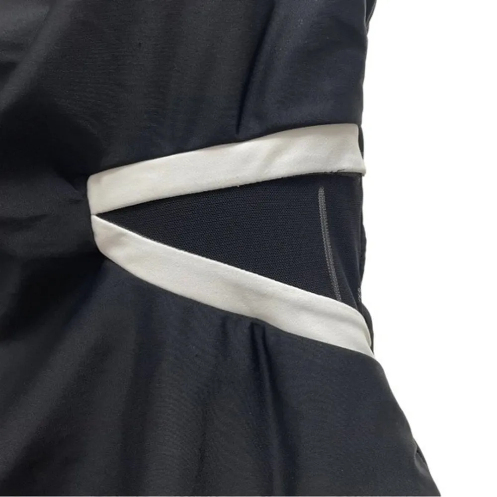 Catalina One Piece Swimsuit Black & White Mesh Side Panel Women’s Size Medium - Image 7