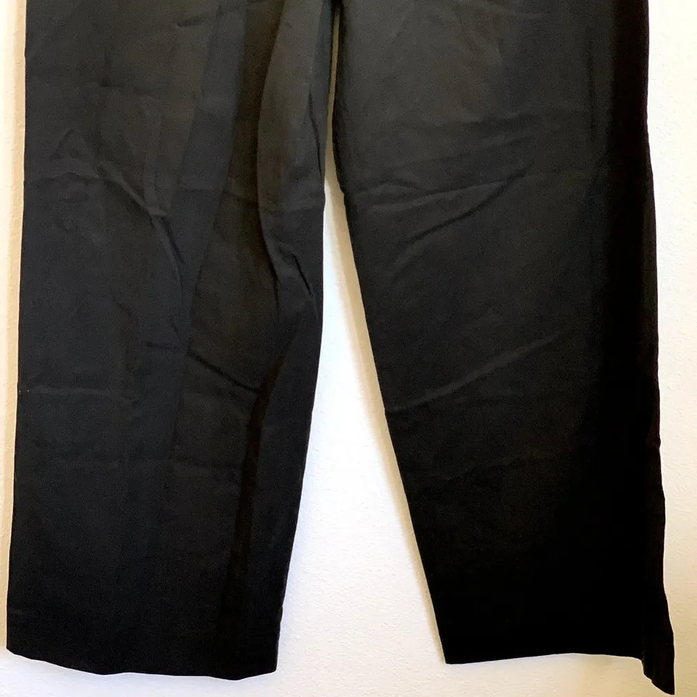 NWT Everlane The Way High Drape Pant in Black - Image 9