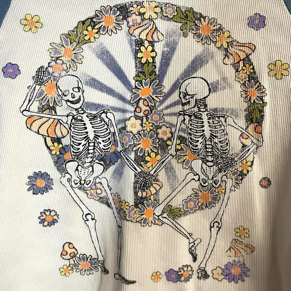 Stitch & Pine Baseball Style Tee Blue Size M - Image 3