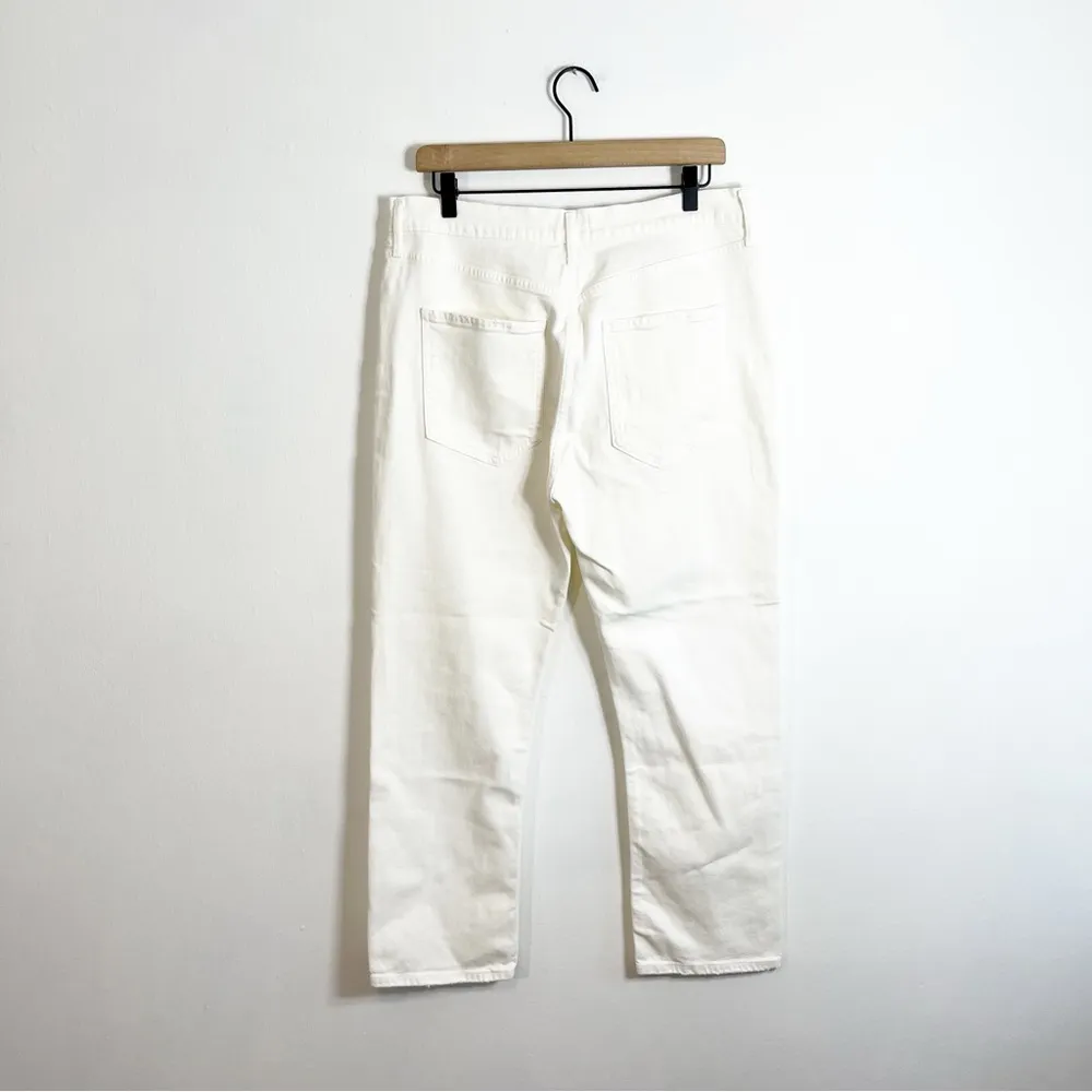 Agolde 90’s Pinch Waist Jeans Marshmallow White High Rise Size 31 - Image 5