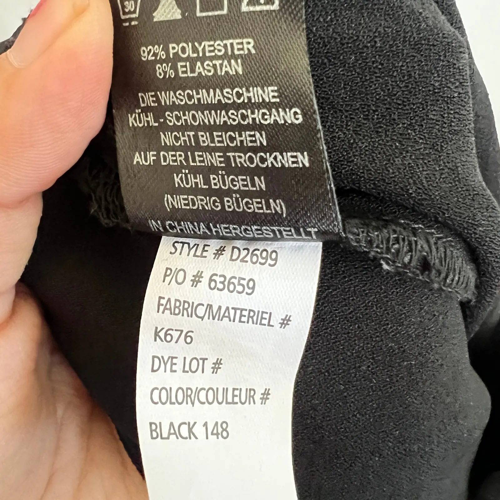 Cynthia Rowley Black Dress Pants Women's Trousers Wide Leg Classic Size 8 - Image 7