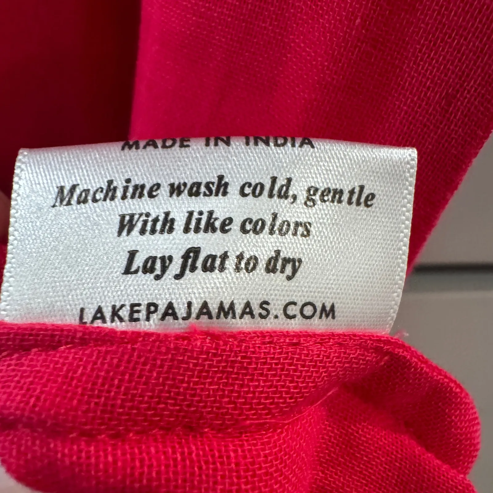 LAKE Medium V Neck Short Sleeve Cotton Gauze Maxi Dress Kaftan Brand New Pink - Image 4