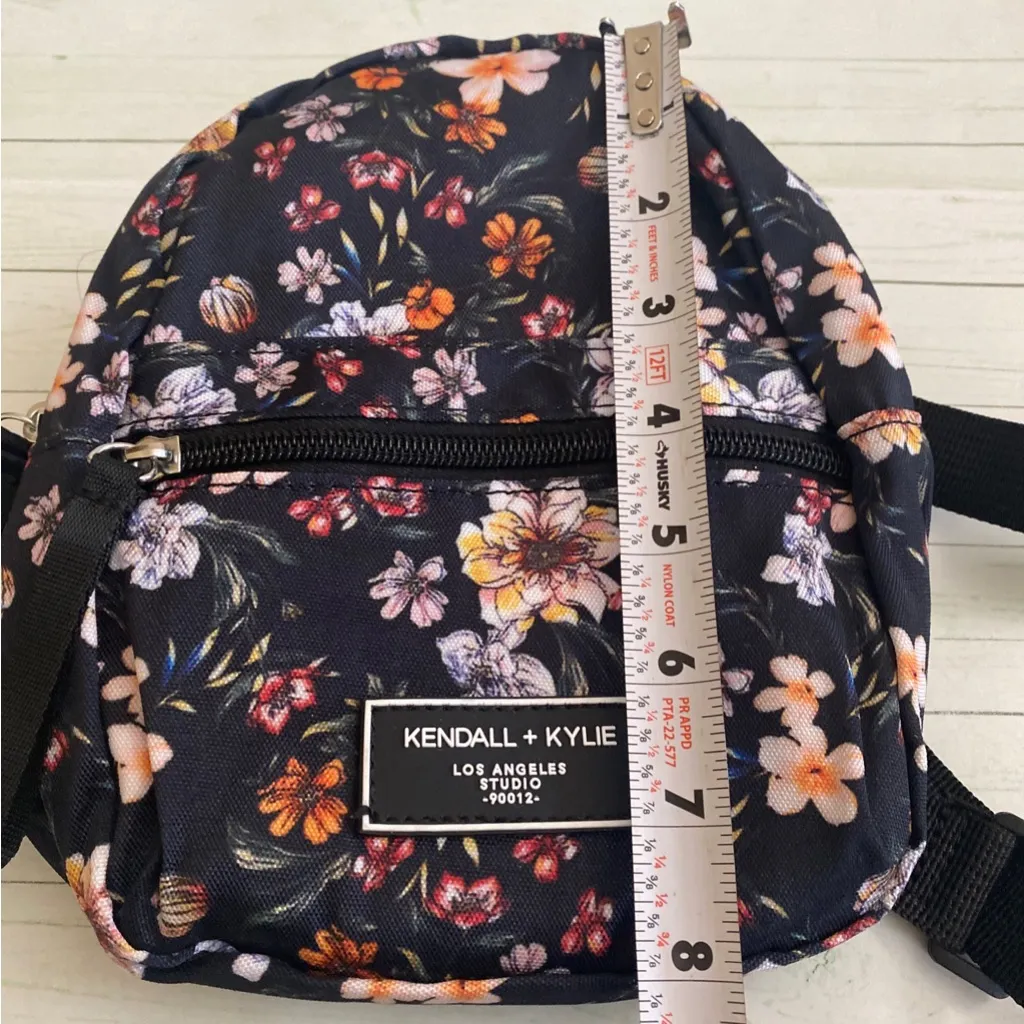 Kendall & Kylie LA Studio 90012 Mini Backpack Bag Floral  Print - Image 12
