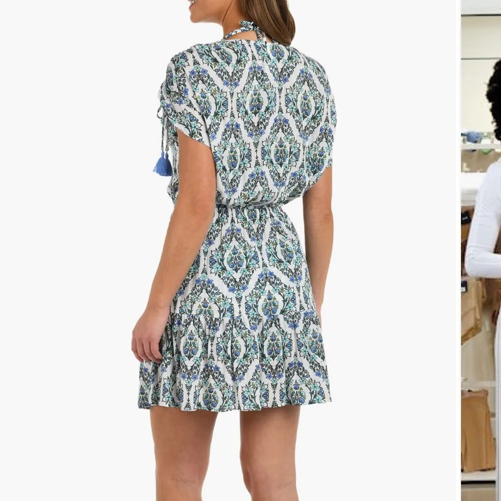 La Blanca - Deja-Blue V-Neck Mini Dress - Image 2