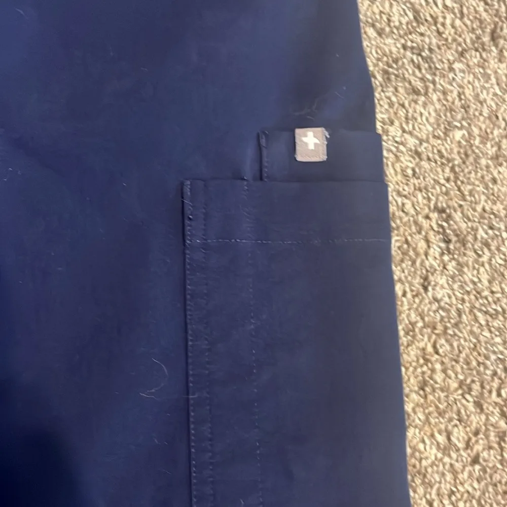 Woman’s Yola Skinny Scrub Pants Navy Blue XS - Image 7