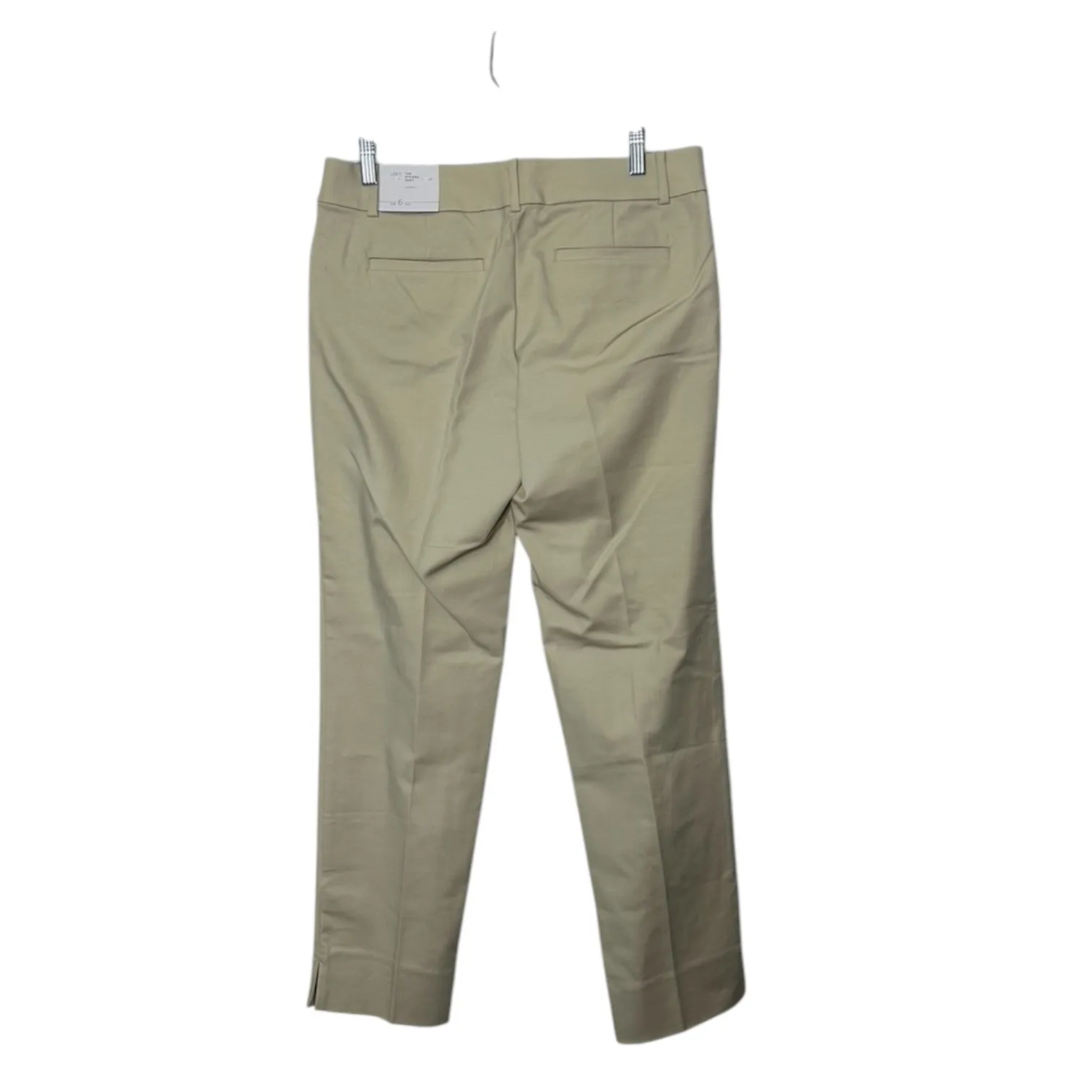 Ann Taylor LOFT  Tan The Riviera Pant Cropped Women's Size 6 Tall NEW - Image 5