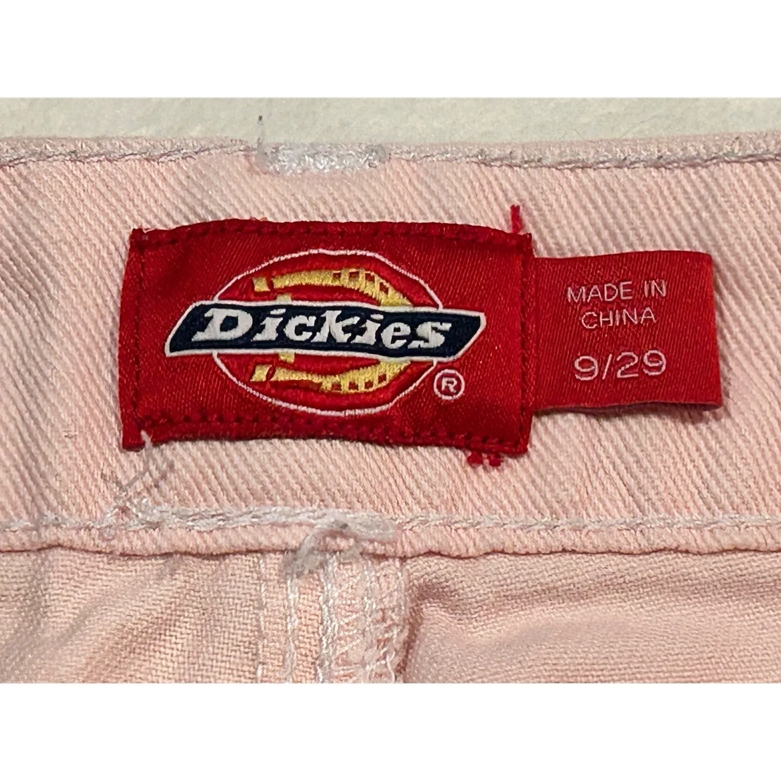 Dickies Carpenter Pants Womens 11 Pink Twill Workwear Utility Cotton 9/29 - Image 7
