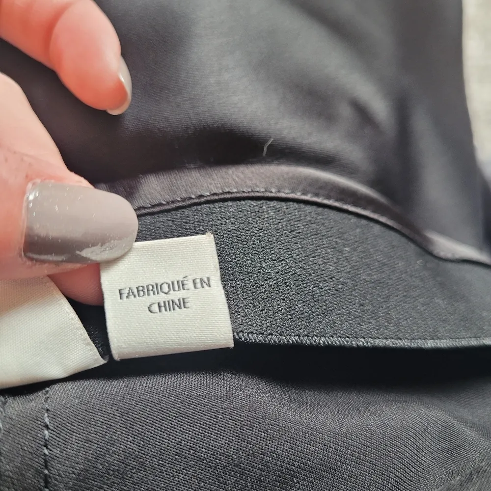 Joie Black Satin Wide Leg Pants - Image 7