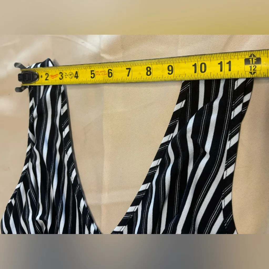 Candies Black & White Striped Knee-Length‎ Dress - Image 6