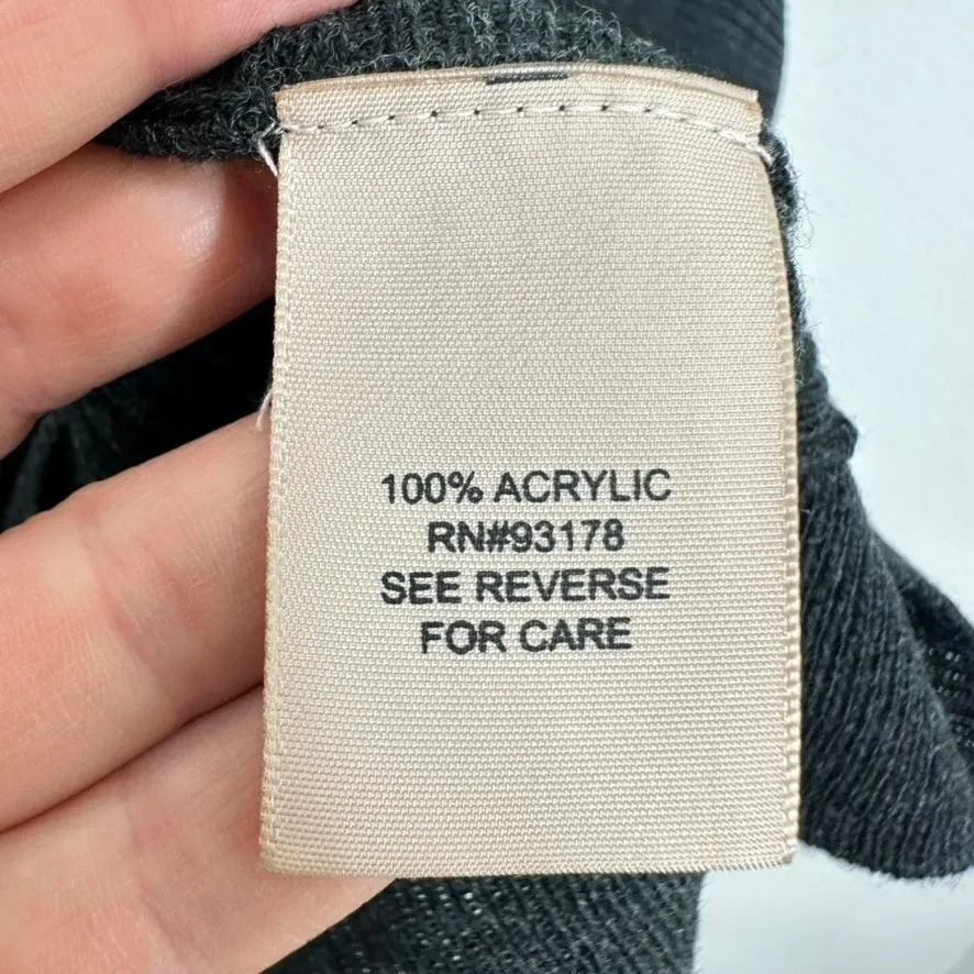 Philosophy Republic Clothing Charcoal Heather Gray Knit Sweater Women's Pullover Size XS - Image 9