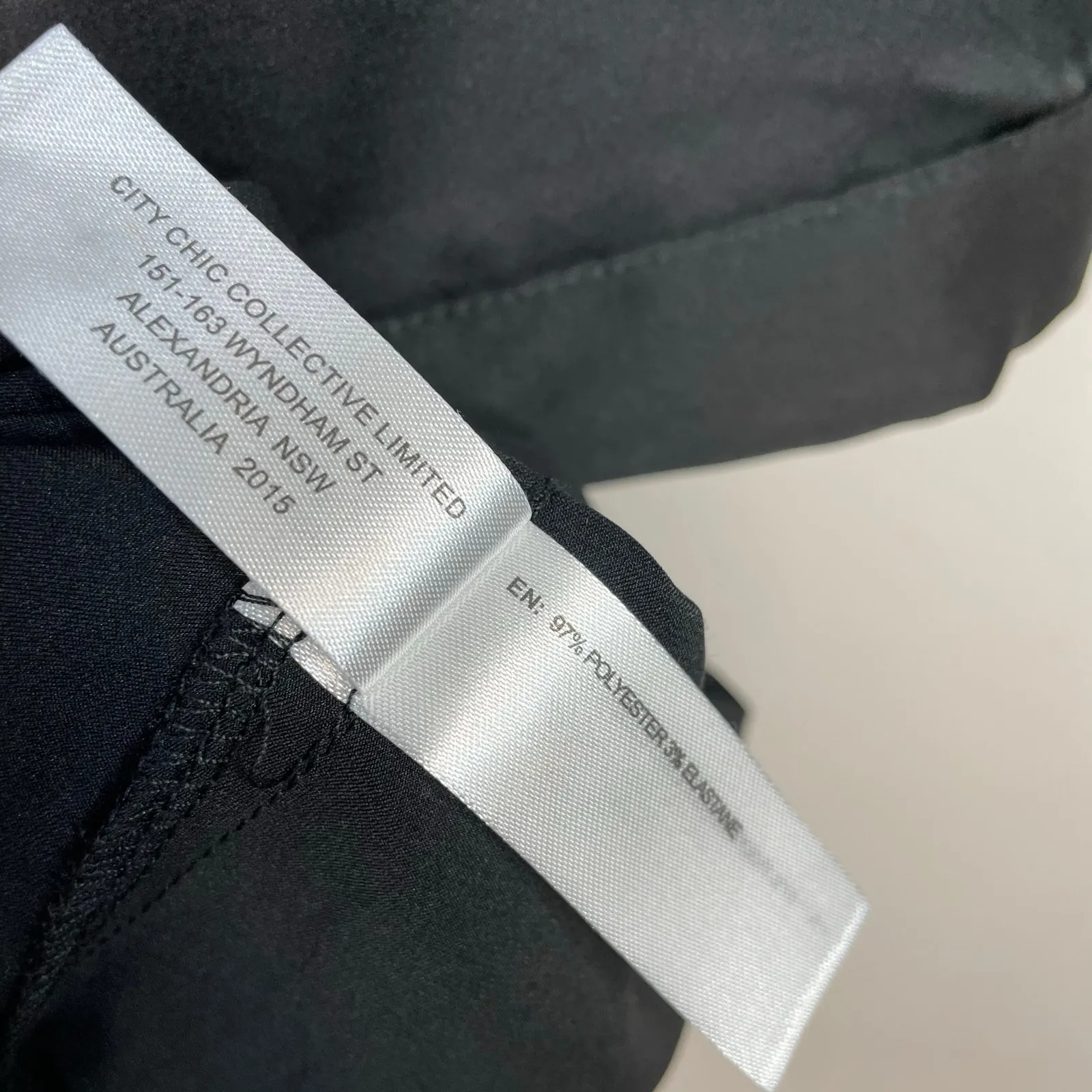 Fox & Royal City Chic Long Black Satin Robe Classic Minimalist Plus Size 18 M - Image 13