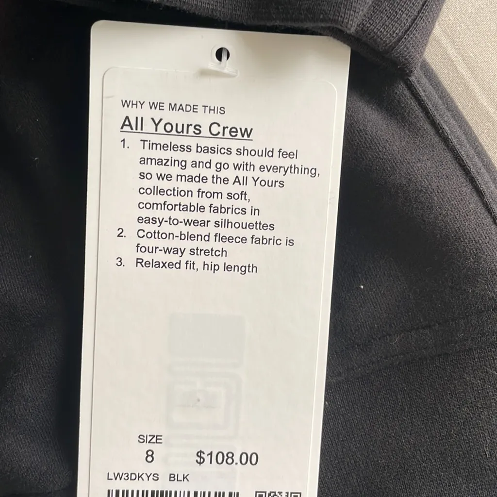 Lululemon all your crew - size 8 - Image 4