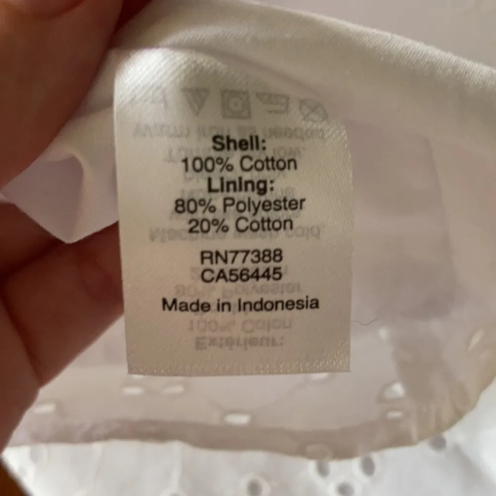 NEW J. Crew White Eyelet Off the Shoulder Dress Small S J0976 Chic Preppy NWT - Image 11